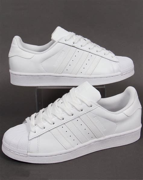 witte adidas superstars